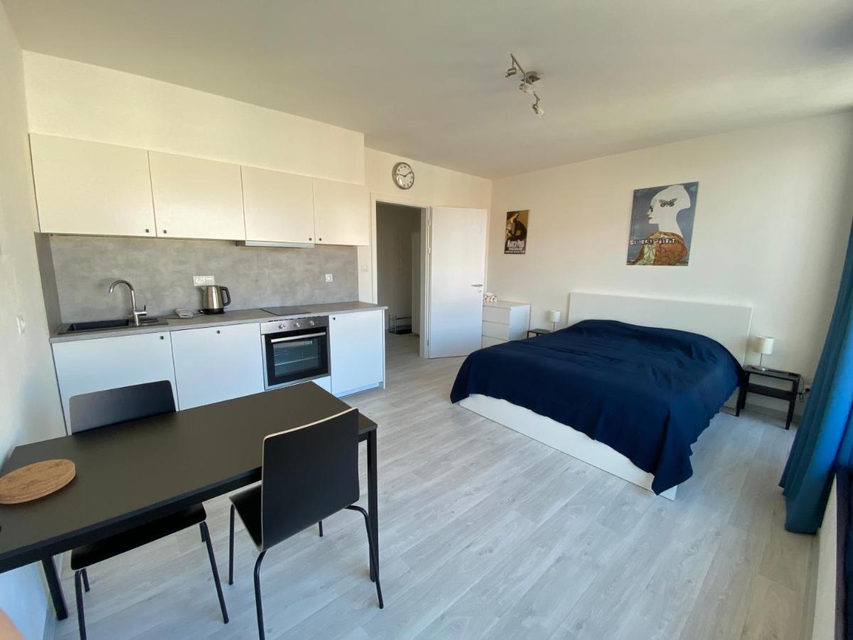 Cozy Studio With Garage In The City Center Пльзень Экстерьер фото